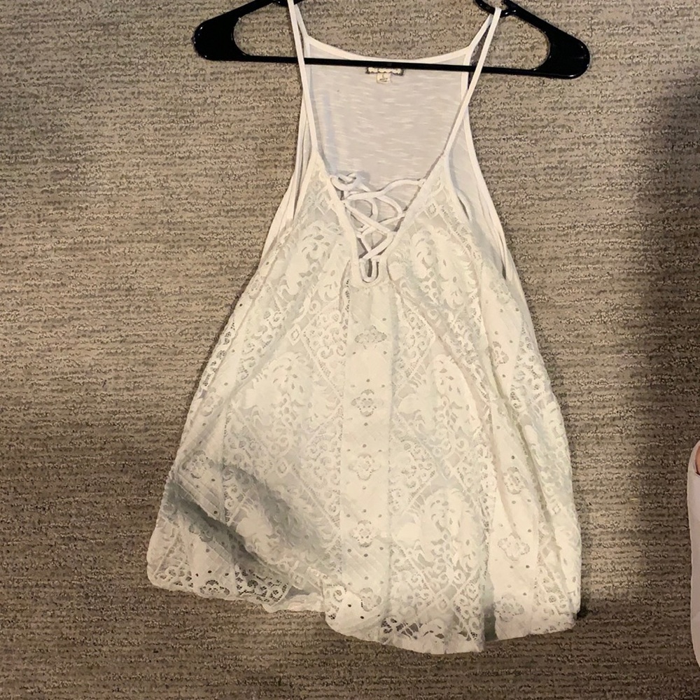 Lace tank top